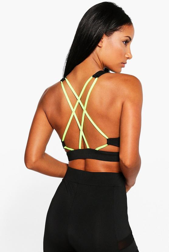 Ava Fit Strappy Back Sports Bra